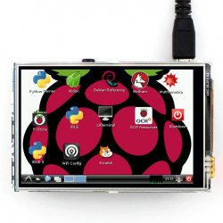 Ekran dotykowy - rezystancyjny LCD TFT 3,5'' 320x480px GPIO dla Raspberry Pi