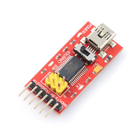 Перетворювач USB-UART FTDI FT232RL miniUSB + USB-кабель