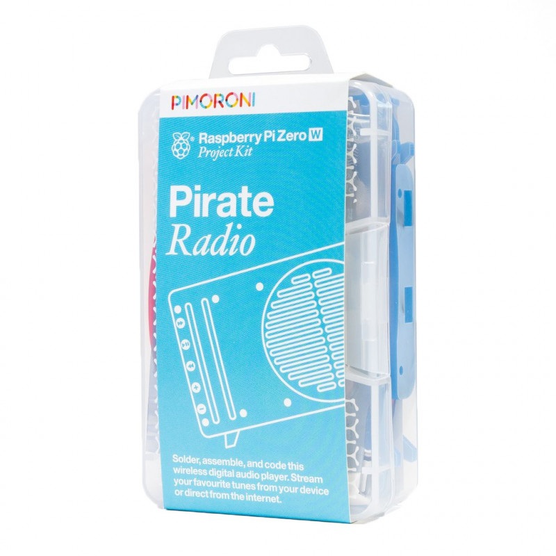 Pirate Radio - Pi Zero W Project Kit - zestaw elementów do budowy radia