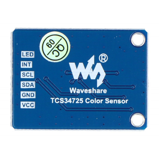 Датчик кольору I2C TCS34725 - Waveshare 16131