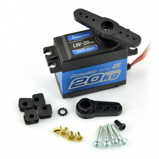 Водонепроникний сервопривід PowerHD LW-20MG - стандартний