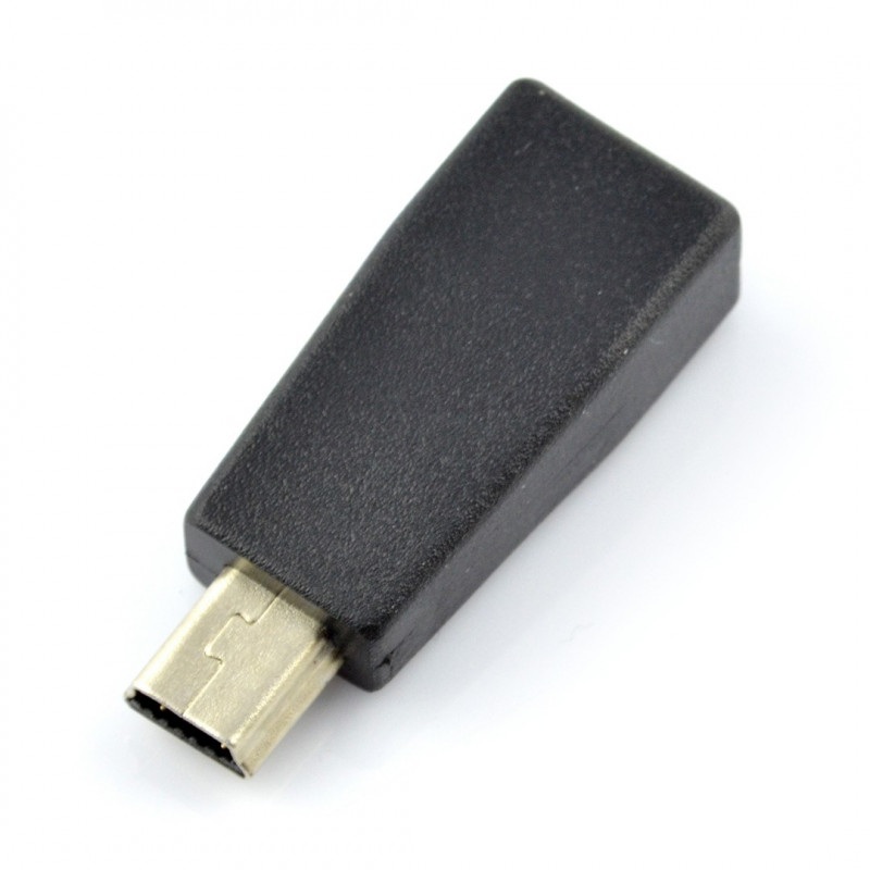 Adapter przewód gniazdo mini USB - wtyk micro USB