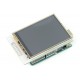 Wyświetlacz dotykowy TFT LCD 2,8'' 320x240px z czytnikiem microSD - nakładka na Arduino Wyświetlacz dotykowy TFT LCD 2,8'' 320x240px z czytnikiem microSD - nakładka na Arduino