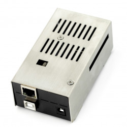 Obudowa do Arduino Mega z Ethernet Shield - stalowa czarna