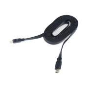 Przewód HDMI Blow Classic klasa 1.4 - płaski, czarny dł. 3,0 m