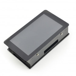 Obudowa do Raspberry Pi i dedykowanego ekranu dotykowego 7'' - czarna