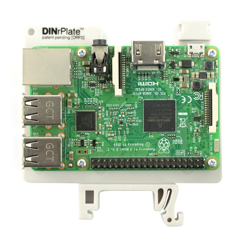 DRP2 - mocowanie do szyny DIN dla Raspberry Pi 3