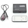 Switch HDMI 1.4b 1080p z pilotem - 3 wejścia - zdjęcie 1