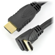 Przewód HDMI klasa 1.4 Lexton - 1,8m kątowy