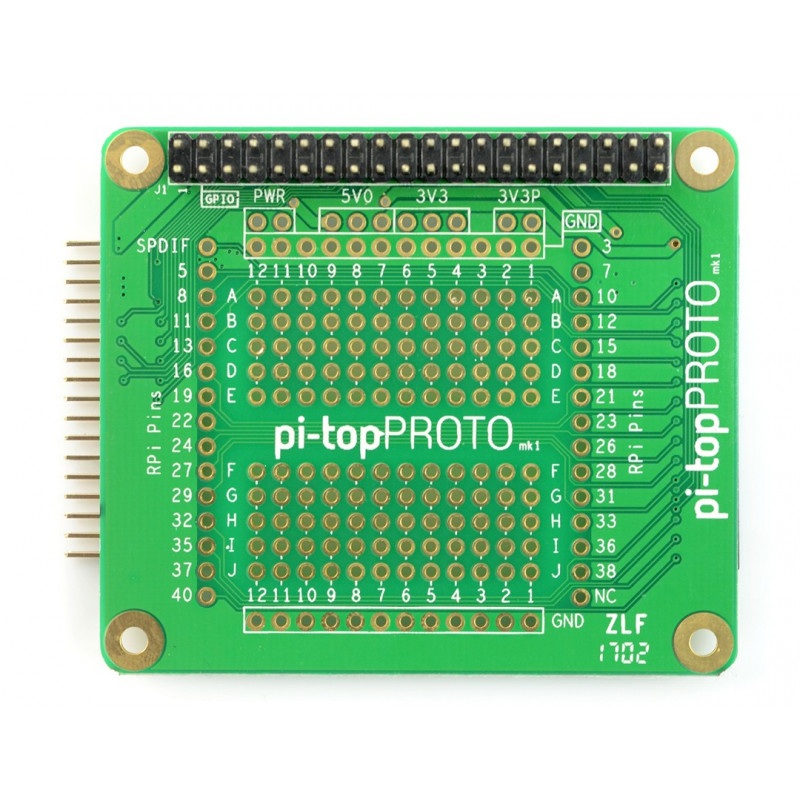 Pi-top - płytka prototypowa - nakładka HAT dla Raspberry Pi