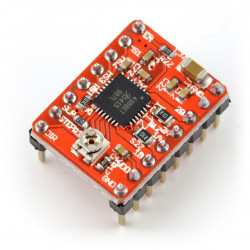 Sterownik silnika krokowego A4988 RepRap - czerwony