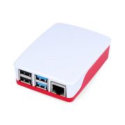 Obudowa Raspberry Pi Model 4B oficjalna - czerwono-biała