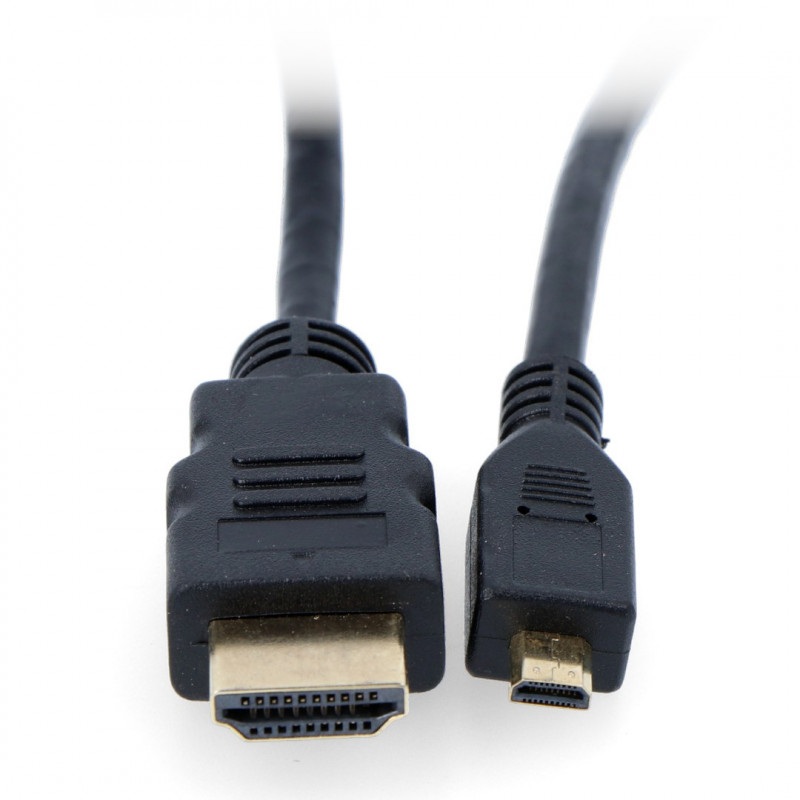 Przewód microHDMI - HDMI - 3m