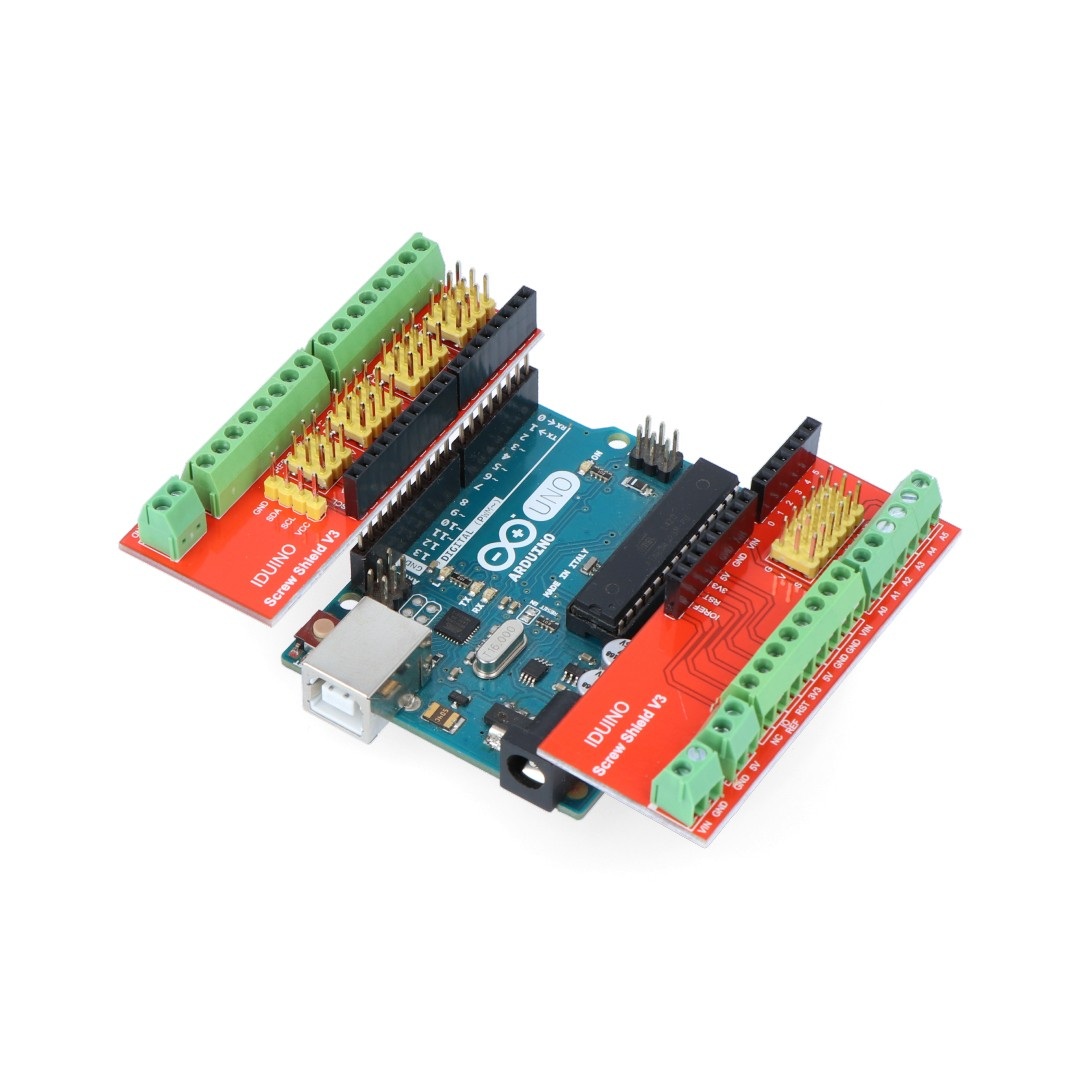 Screw Shield v3 - złącza śrubowe dla Arduino - Iduino EX027