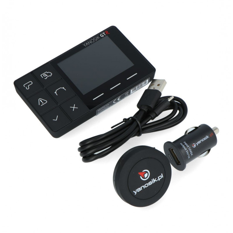 Yanosik GTR (S-clusive) - Komunikator drogowy z uchwytem