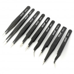 Zestaw pęset ESD Vetus -  9szt.