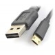 Przewód microUSB B - A Goobay Easy Twin+ dwustronny - 1m Przewód microUSB B - A Goobay Easy Twin+ dwustronny - 1m