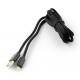 Przewód silikonowy USB A - Lightning do iPhone / iPad / iPod - 1.5m czarny Przewód silikonowy USB A - Lightning do iPhone / iPad / iPod - 1.5m czarny