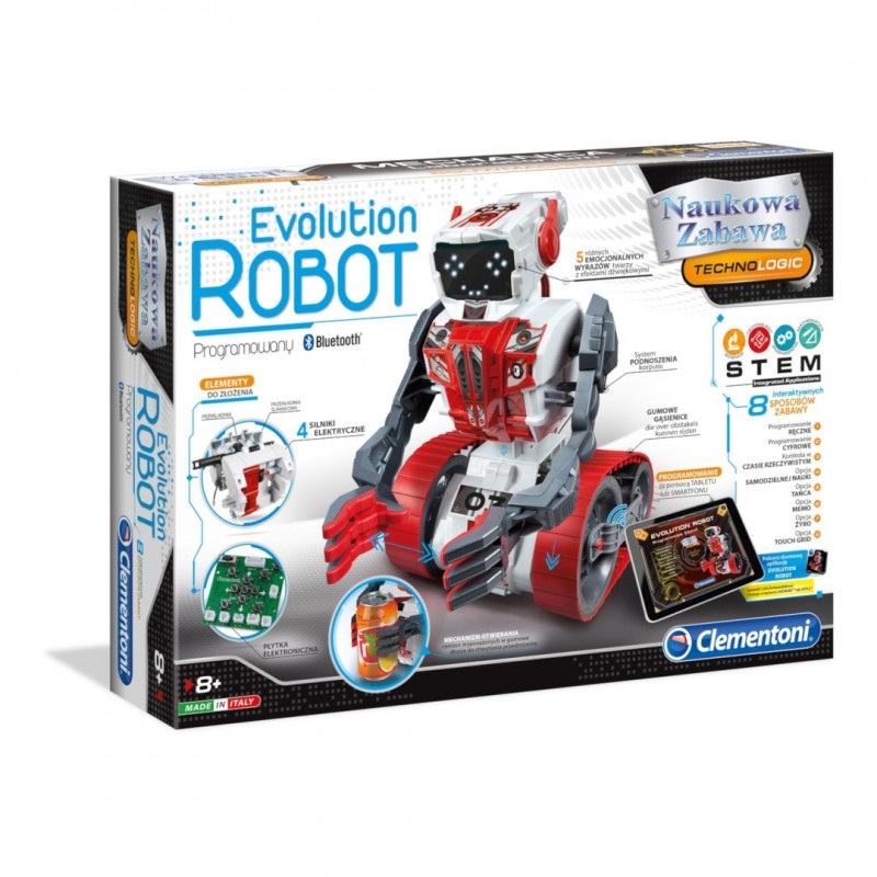 Zestaw robota do samodzielnego montażu - Evolution Robot - Clementoni 60466