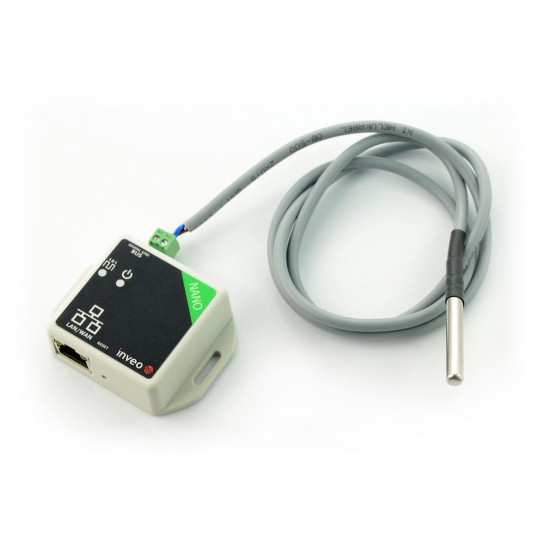 Inveo Nano TEMP - модуль IoT для зчитування температури через Інтернет