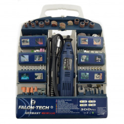 Miniwiertarka Falon Tech MG01 z akcesoriami - 320 elementów - uszkodzona obudowa