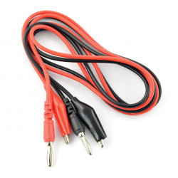 Przewody, sondy pomiarowe do mierników - krokodylki 2 szt.