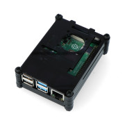 Obudowa Raspberry Pi Model 4B - czarna - LT-4B06