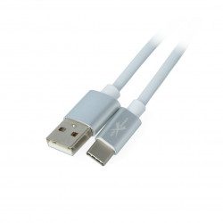 Przewód Extreme USB 2.0 Typ-C  silikonowy biały - 1,5m