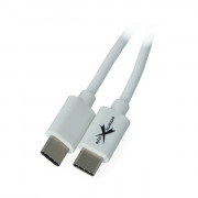 Przewód Extreme USB Typ-C - Typ-C biały - 1m