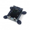 Obudowa Raspberry Pi model 4B Vesa do montażu na monitor - czarno-przezroczysta - LT-4B17 - zdjęcie 1
