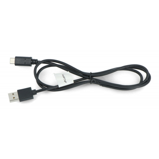 Кабель Lanberg USB A 2.0 - USB C черный, для быстрой зарядки 3.0 - 1 м