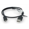 Przewód Lanberg USB Typ A - C 2.0 czarny - 0,5m - zdjęcie 2
