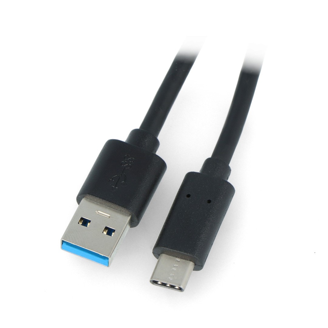 Przewód Lanberg USB A 3.1 - USB C czarny - 1,8m