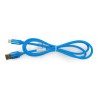 Przewód Lanberg USB Typ A - C 2.0 niebieski premium QC 3.0 - 1m - zdjęcie 3