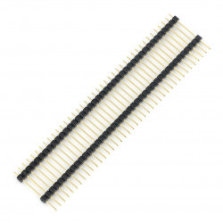Wtyk goldpin 1x40 prosty raster 2,54 mm