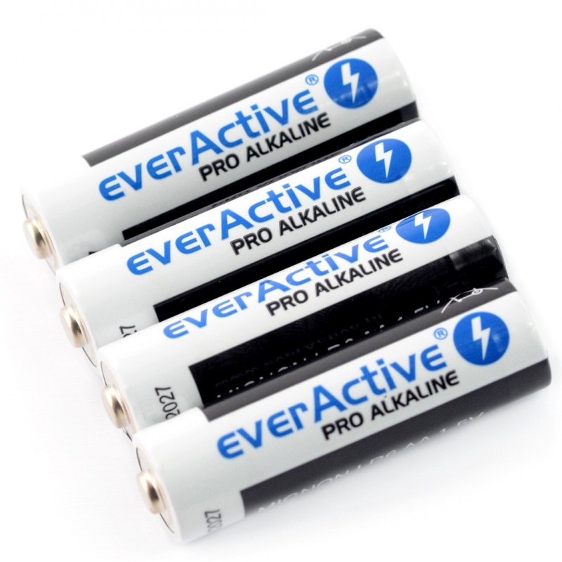 Bateria AA (R6 LR6) alkaliczna EverActive - 4szt