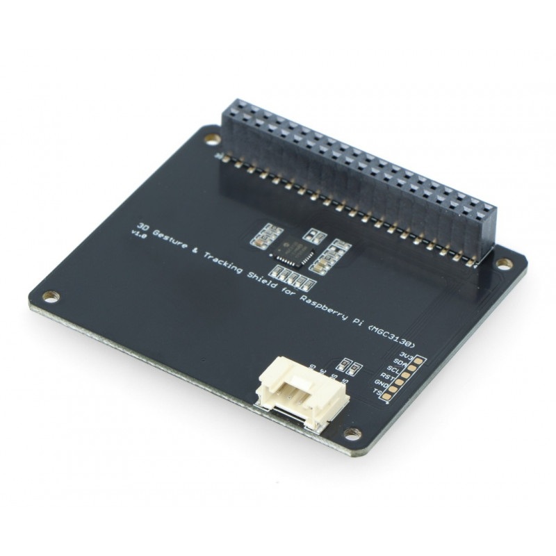 MGC3130 - czujnik gestów i śledzenie 3D - shield dla Raspberry Pi