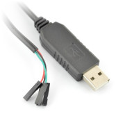Przejściówka USB na przewody żeńskie z konwerterem USB-UART PL2303