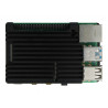 Obudowa do Raspberry Pi 4B - aluminiowa - czarna Obudowa do Raspberry Pi 4B - aluminiowa - czarna - zdjęcie 6