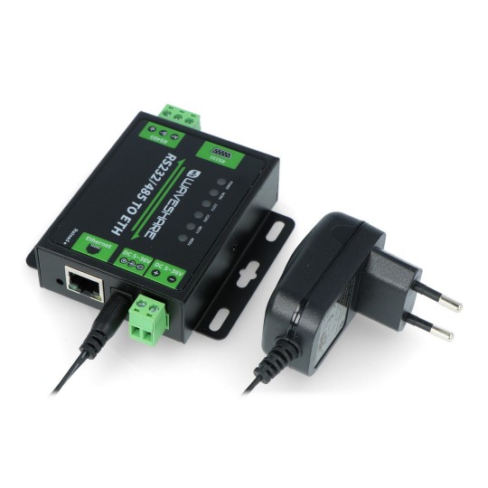 Конвертер RS232/RS485 - Ethernet - Cortex M4 - Waveshare 16530