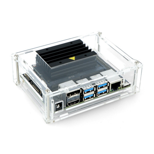 Акриловий чохол для Nvidia Jetson Nano - прозорий - Waveshare 16566