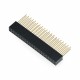 Gniazdo żeńskie 2x20 raster 2,54mm dla Raspberry Pi - długie Gniazdo żeńskie 2x20 raster 2,54mm dla Raspberry Pi - długie