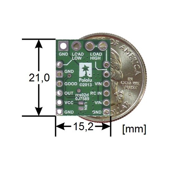 RC-перемикач з MOSFET-транзистором 30 В/15 А - Pololu 2803