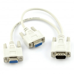 Rozdzielacz sygnału VGA - 2 do 1