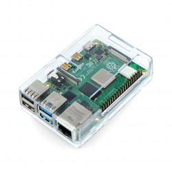 Obudowa do Raspberry Pi 4 - ABS - przezroczysta