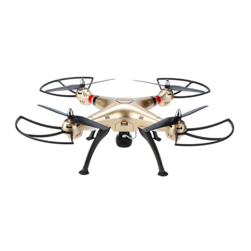 Dron quadrocopter Syma X8HW 2.4GHz z kamerą - 50cm - złoty