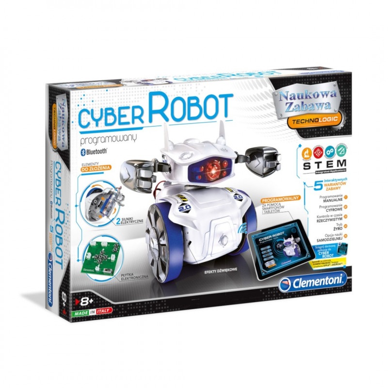 Zestaw robota do samodzielnego montażu - Cyber Robot - Clementoni 60596