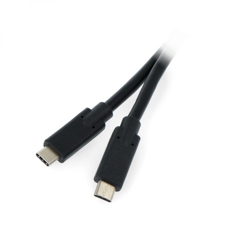 Przewód Akyga USB 3.1 Typ C - USB Typ C czarny -1m