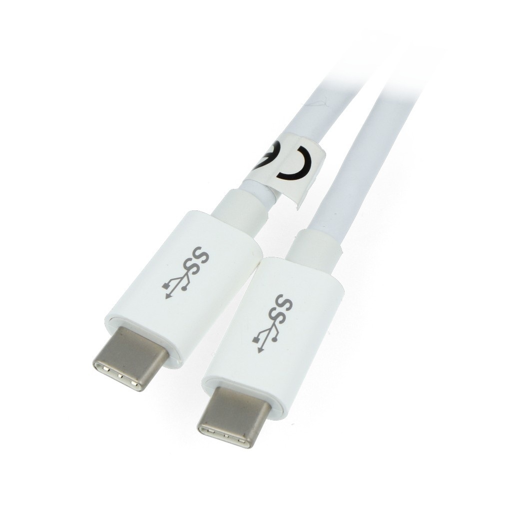 Przewód TRACER USB C - USB C 2.0 biały - 1,5m