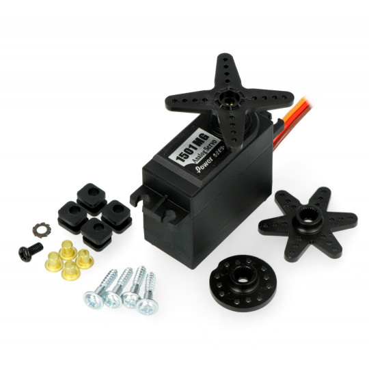 Сервопривід PowerHD HD-1501MG - стандартний